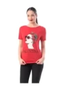 Frauen t -Shirt 8122 Valentina Red | ADROM