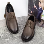Herrenschuhe aus natürlichen Leder W2101 Grau Mels