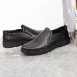 Herrenschuhe aus natürlichen Leder W2201 Black | Mels
