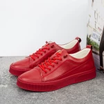 Herren Sportschuhe aus natürlichen Leder Y130 Red | Franco Gerardo