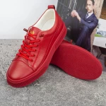 Herren Sportschuhe aus natürlichen Leder Y130 Red | Franco Gerardo