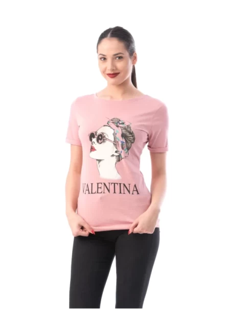 Frauen t -Shirt 8122 Valentina Pink | ADROM