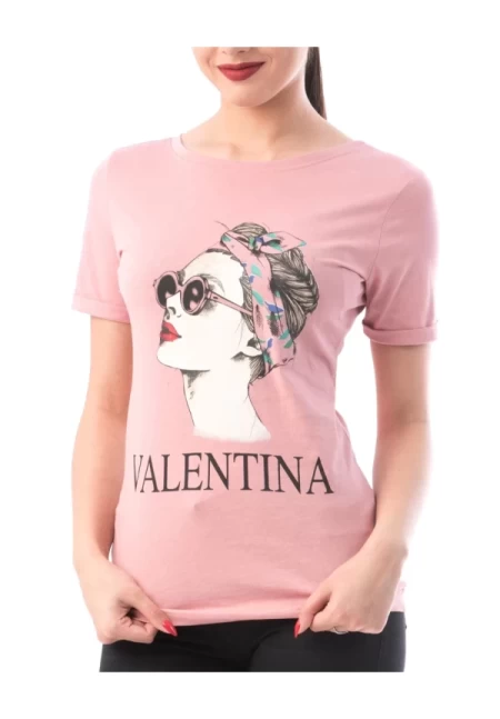 Frauen t -Shirt 8122 Valentina Pink | ADROM