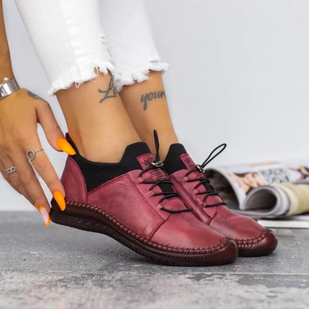 Frauenschuhe jeden Tag 2051 Kirsche Gebildet