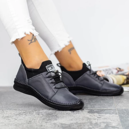 Frauenschuhe jeden Tag 2051 Grau Gebildet