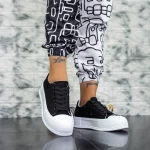 Frauen Sportschuhe S022 Schwarz Se7en