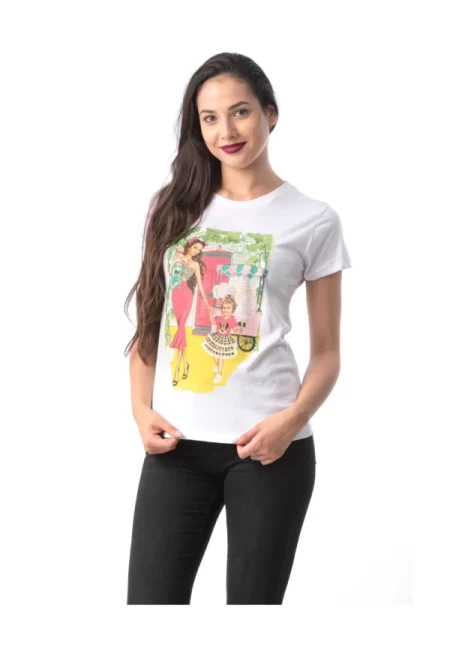 Frauen t -Shirt 8254 Weiß ADROM
