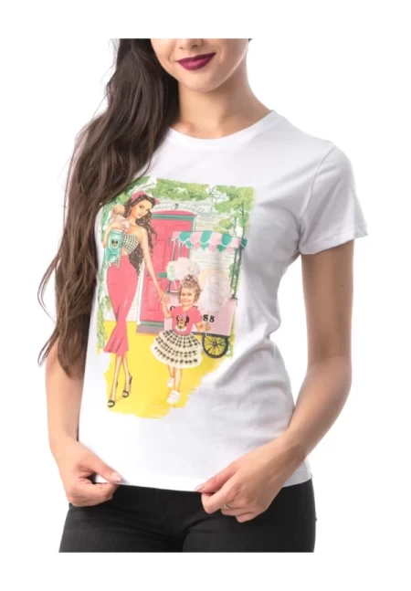 Frauen t -Shirt 8254 Weiß ADROM