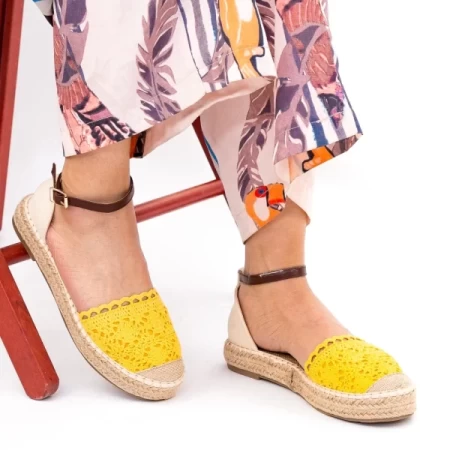 Frauen HJ3 Sandalen gelb Mei