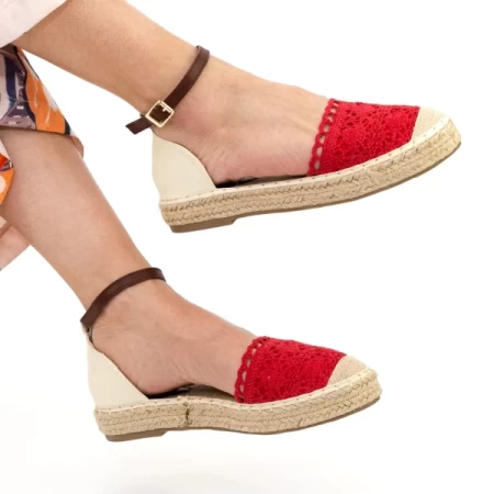 Rote Sandalen von Frauen HJ3 Mei