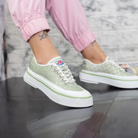 Frauen Sportschuhe X-3007 Grün Se7en