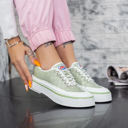 Frauen Sportschuhe X-3007 Grün Se7en