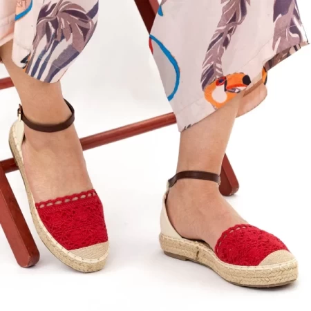 Rote Sandalen von Frauen HJ3 Mei