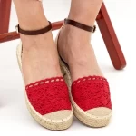 Rote Sandalen von Frauen HJ3 Mei