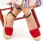 Rote Sandalen von Frauen HJ3 Mei