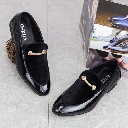 Herrenschuhe D2165-1 Schwarz Osteon
