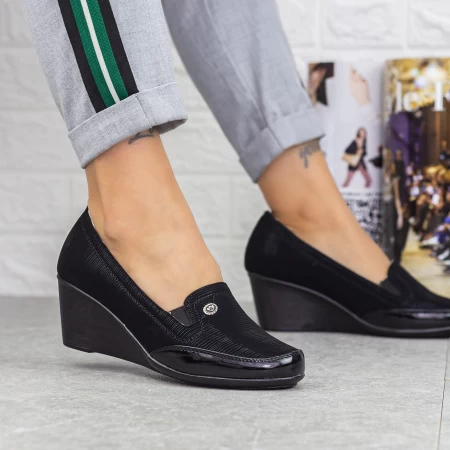 Frauenschuhe jeden Tag Q101 Schwarz | Meiyan