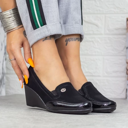 Frauenschuhe jeden Tag Q101 Schwarz | Meiyan