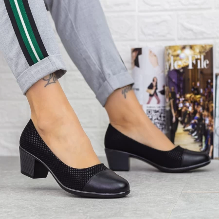 Cupe Heels Q125 Schwarz Meiyan