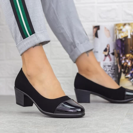 Cupe Heels Q126 Schwarz Meiyan