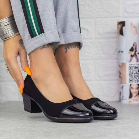Cupe Heels Q126 Schwarz Meiyan