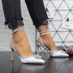 Dünne Fersenschuhe 2y10 grau Mei