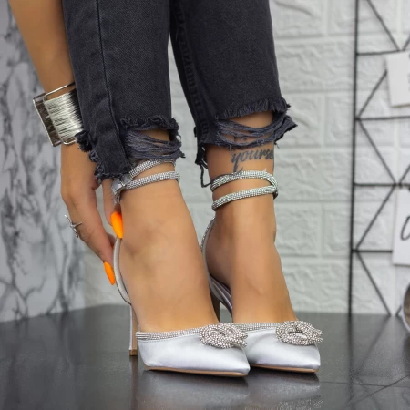 Dünne Fersenschuhe 2y10 grau Mei