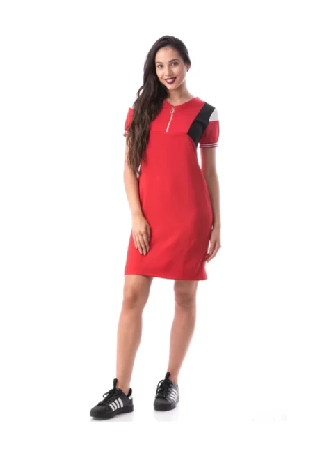 Frauenkleid 8286 rot ADROM