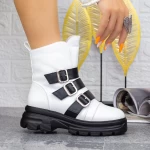 Stiefel 2mx366 Weiß und Schwarz | Mei