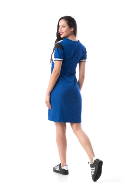 Frauenkleid 8286 Blau ADROM