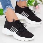 Frauen YQ58 Sportschuhe schwarz Mei