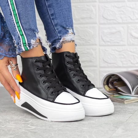 Sportschuhe auf der schwarzen Plattform 2xj61 Mei