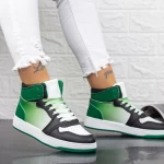 Frauen Sportschuhe 2xj71 Black-Green | Mei