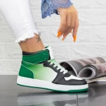 Frauen Sportschuhe 2xj71 Black-Green | Mei