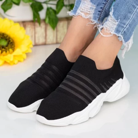 Frauen YQ59 Sportschuhe schwarz Mei