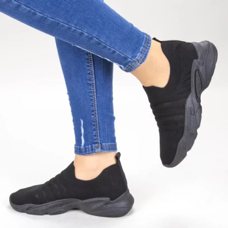 Frauen YQ59A Sportschuhe schwarz Mei