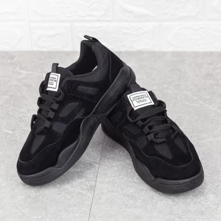 Herren Sportschuhe 6801 Kaschmirschwarz Mei