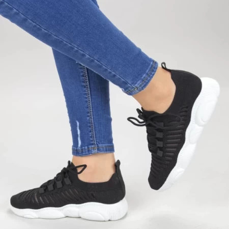 Frauen YQ60 Sportschuhe schwarz Mei
