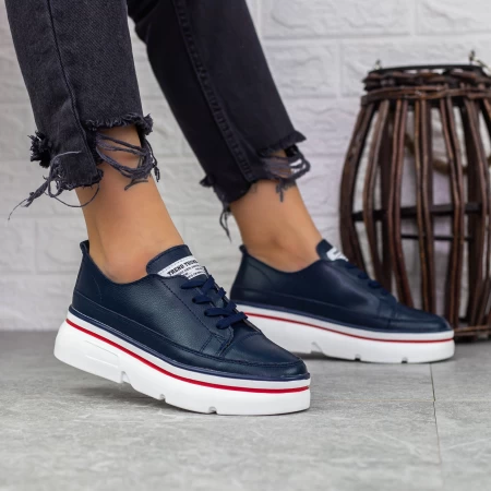 Frauenschuhe jeden Tag AW373 dunkelblau Engelblau