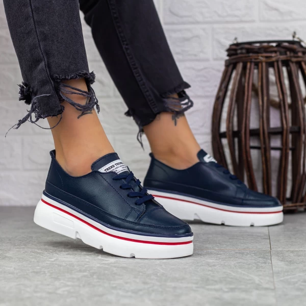 Frauenschuhe jeden Tag AW373 dunkelblau Engelblau