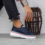 Frauenschuhe jeden Tag AW373 dunkelblau Engelblau