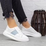 Frauen Sportschuhe AW430 White-Blue Engelblau
