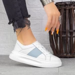 Frauen Sportschuhe AW430 White-Blue Engelblau
