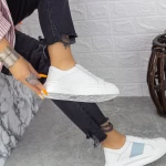Frauen Sportschuhe AW430 White-Blue Engelblau