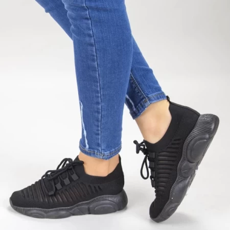 Frauen YQ60A Sportschuhe schwarz Mei