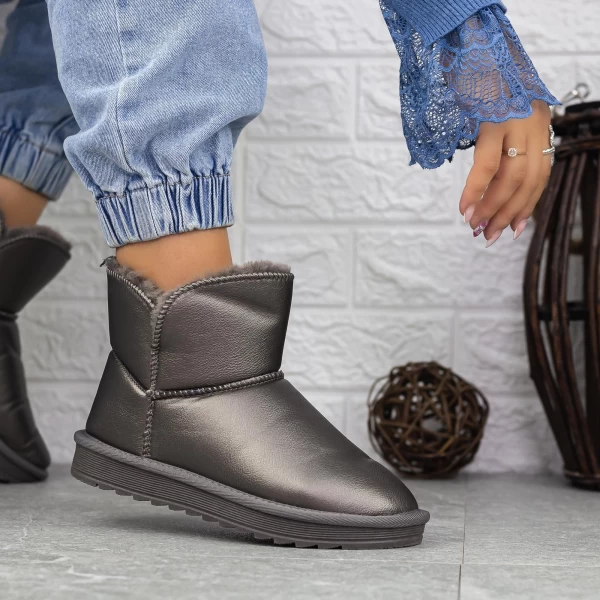 Frauen ug 2n2 Gunmetal Lederstiefel Mei