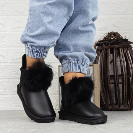 Damen UG 2N3 Lederstiefel schwarz | Mei