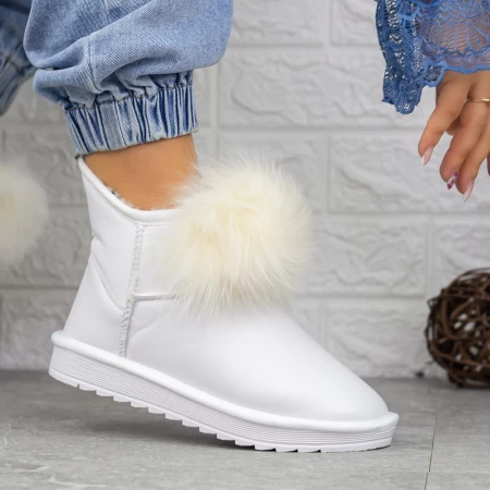 Frauen ug 2n3 Lederstiefel weiß Mei