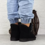 Frauen UG 2N3 Schwarze Lederstiefel Mei