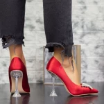 Dünne Fersenschuhe 2y15 rot Mei